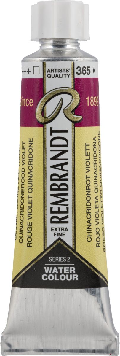 Rembrandt Water Colour Tube 10ml | Quinacridone Red Violet (365)